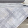 Τραπεζομάντηλο Dimeco 135x135 Check Grey