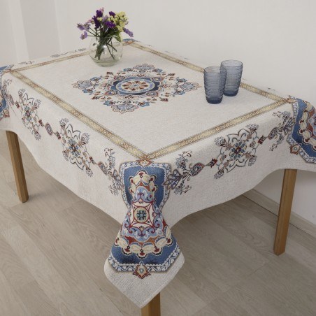 Τραπεζομάντηλο Dimeco 140x180 Morena Blue
