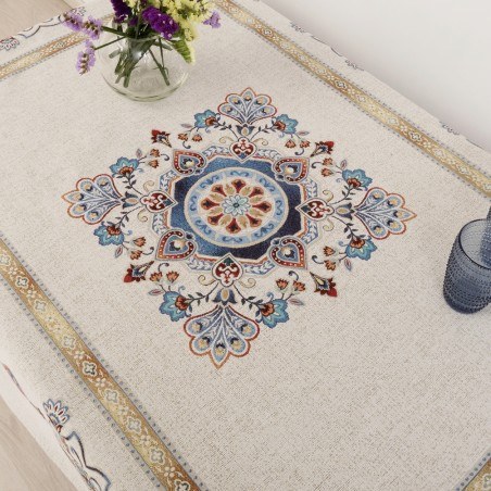 Τραπεζομάντηλο Dimeco 140x140 Morena Blue