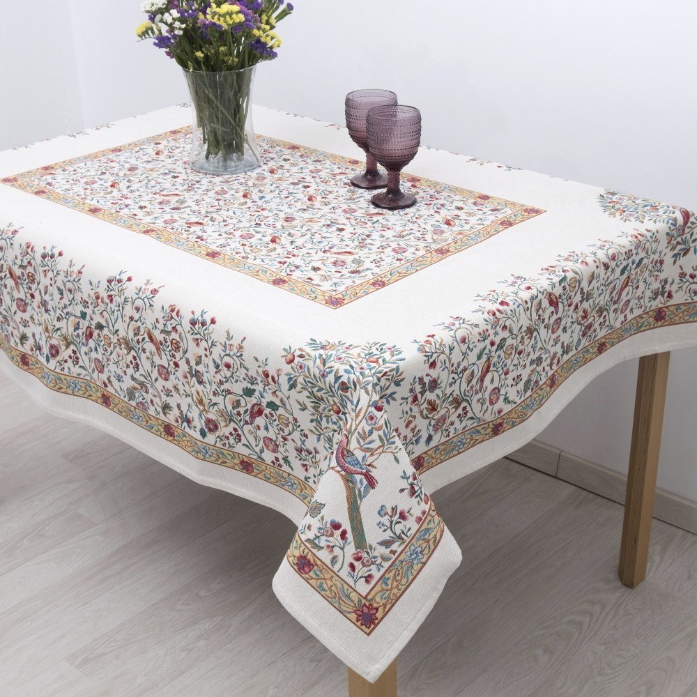 Dimeco - ΣΗΜΑΝΤΙΚΟ: Σε περίπτωση διαφοράς τιμής από το κατάστημα ισχύει παντα και μόνο η τιμή του καταστήματος Τραπεζομάντηλο Dimeco 140x180 Alina Beige