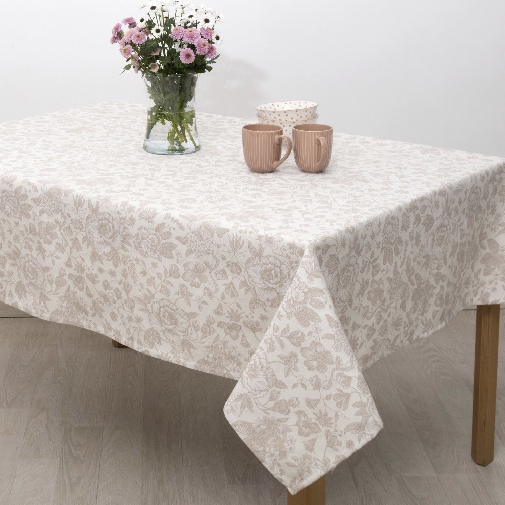 Dimeco - ΣΗΜΑΝΤΙΚΟ: Σε περίπτωση διαφοράς τιμής από το κατάστημα ισχύει παντα και μόνο η τιμή του καταστήματος Τραπεζομάντηλο Dimeco 160x280 Sicily Beige