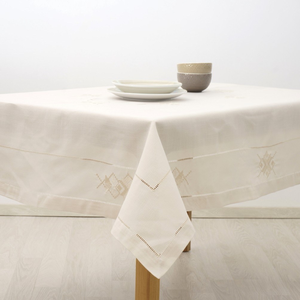 Dimeco - ΣΗΜΑΝΤΙΚΟ: Σε περίπτωση διαφοράς τιμής από το κατάστημα ισχύει παντα και μόνο η τιμή του καταστήματος Σετ Τραπεζομάντηλο Με 12 Πετσέτες Dimeco 165x260 32960