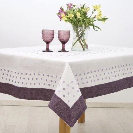 Τραπεζομάντηλο Dimeco 140x140 15230 Purple