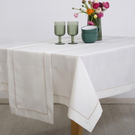 Τραπεζομάντηλο Dimeco 165x320 3917 Ecru