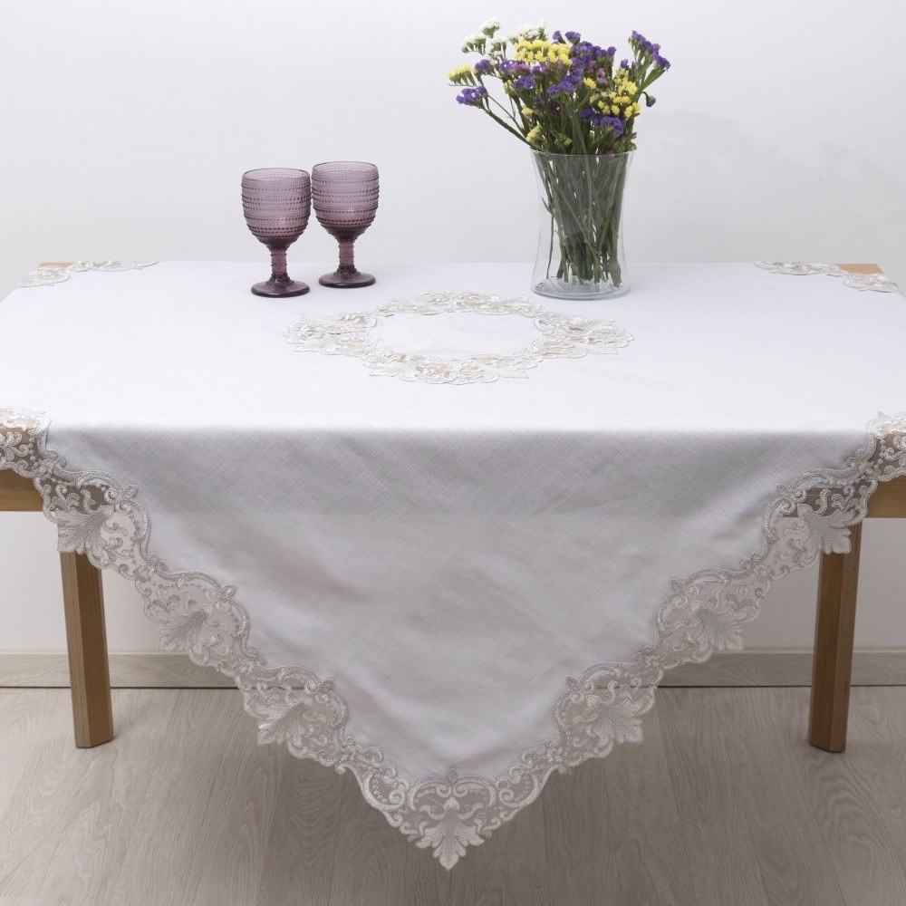 Dimeco - ΣΗΜΑΝΤΙΚΟ: Σε περίπτωση διαφοράς τιμής από το κατάστημα ισχύει παντα και μόνο η τιμή του καταστήματος Τραπεζομάντηλο Dimeco 140x140 2134 Grey