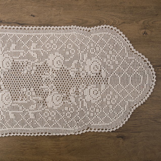 Runner Dimeco xειροποίητο 38x115 1178 Ecru