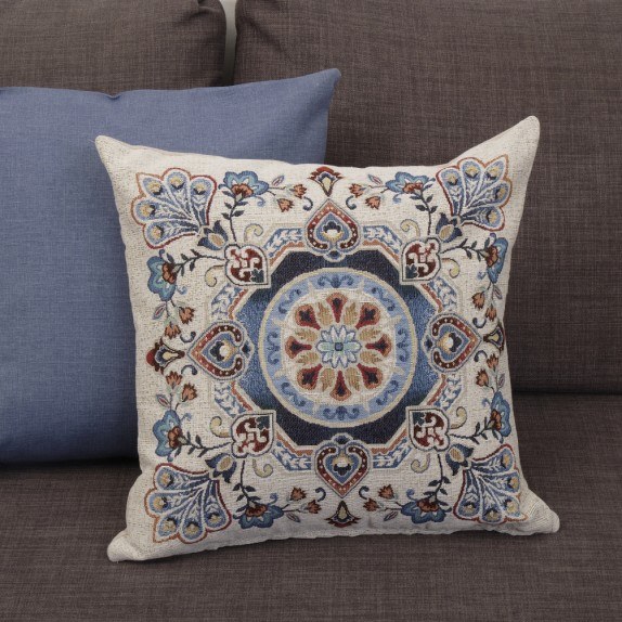 Μαξιλαροθήκη Διακόσμησης Dimeco Μονής Όψης 45x45 Morena Blue