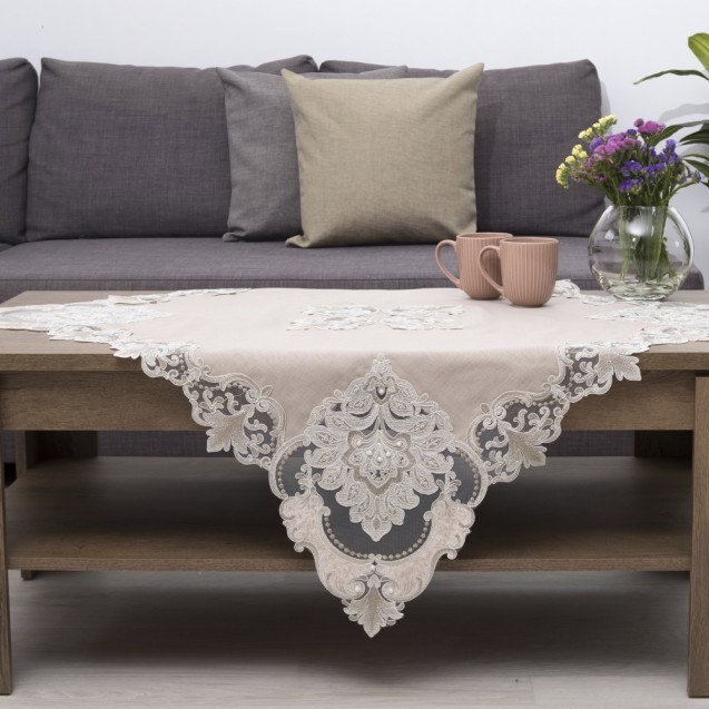 Σετ Σεμέν/Πετσετάκια 3Τμχ Dimeco 2134 Beige