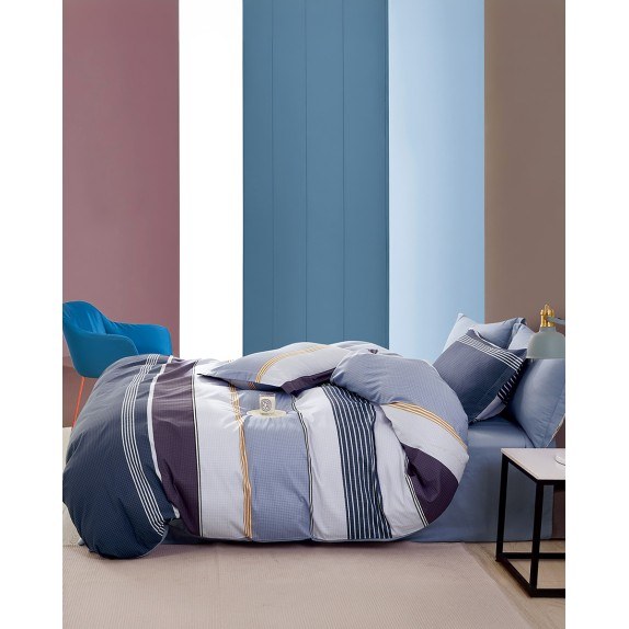 Σετ Παπλωματοθήκη Υπέρδιπλη 3 Τεμαχίων Rythmos Spirit...