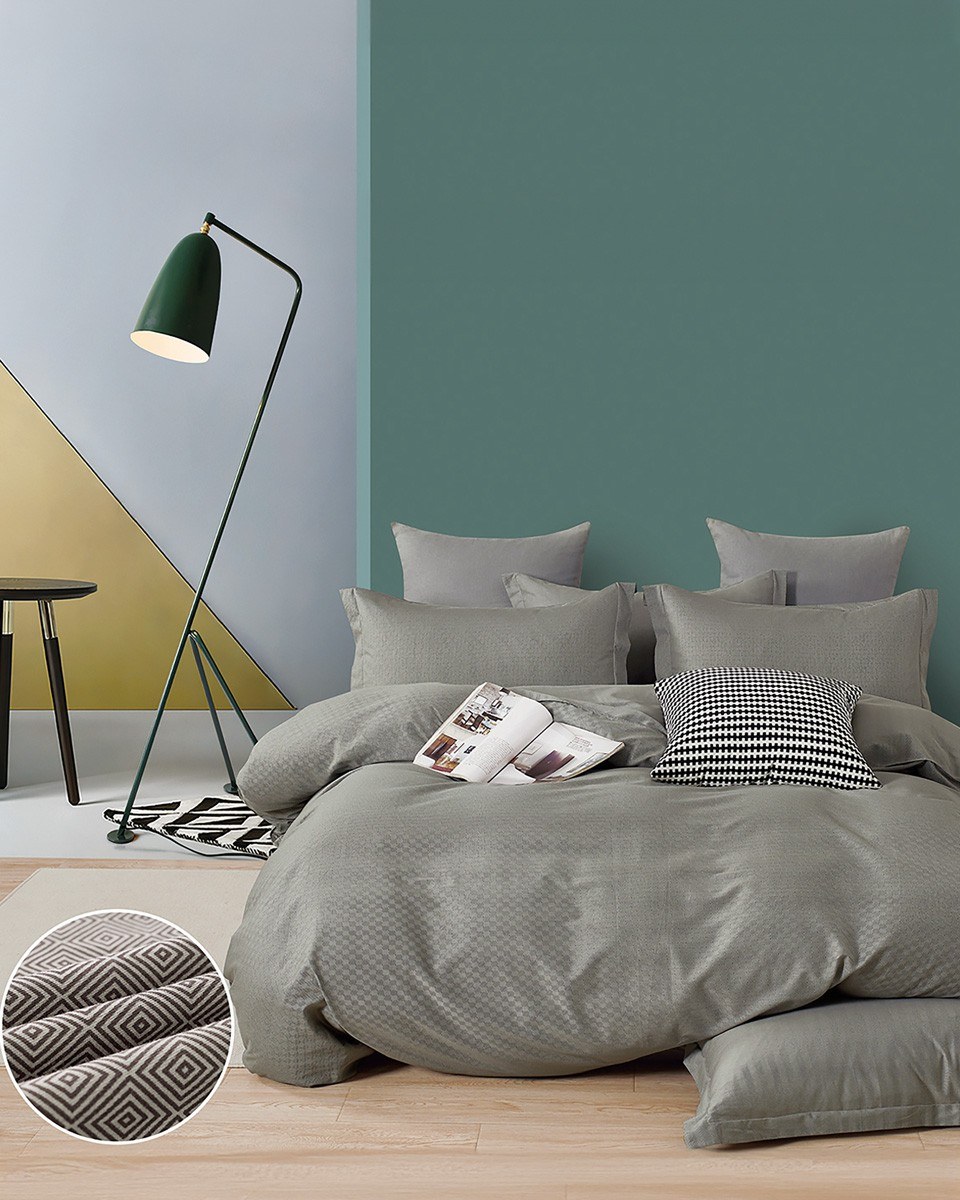 Σετ Παπλωματοθήκη Υπέρδιπλη 3 Τεμαχίων Rythmos Spirit W