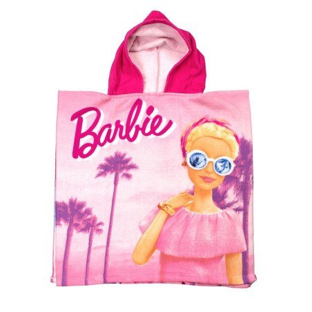 Πόντσο Θαλάσσης Quick Dry Mattel Barbie 86 50x100 Pink