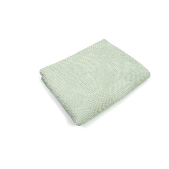 Κουβέρτα Πικέ Dimcol Μονόχρωμη 120X150 Φυστικί 100% Cotton