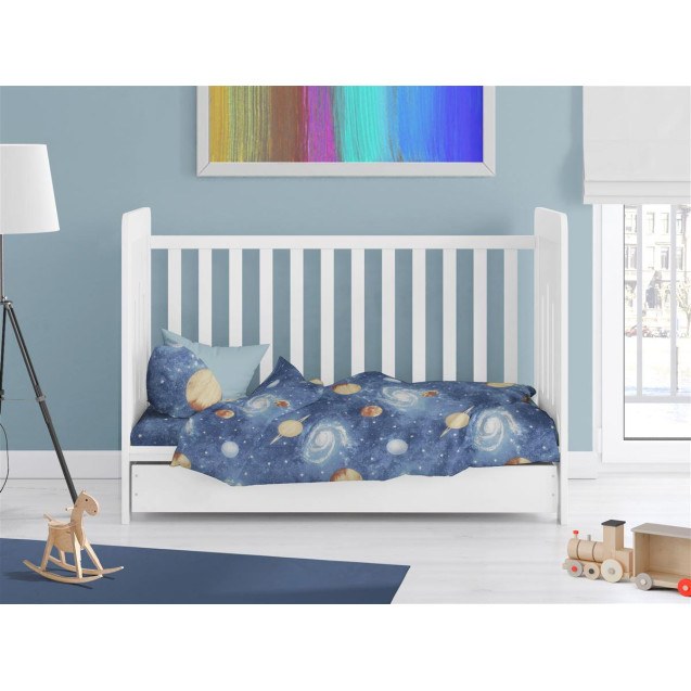 Παπλωματοθήκη Εμπριμέ bebe Milky Way 185...