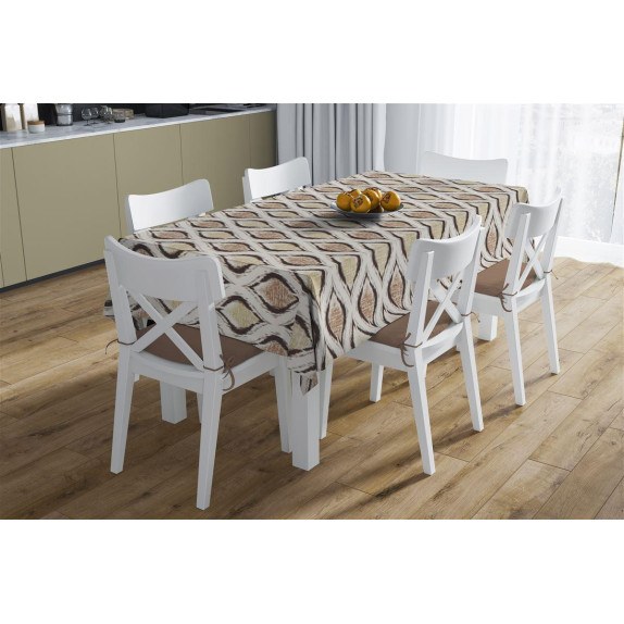 Τραπεζομάντηλο Dimcol Αλέκιαστο 140x180 Cyclops 460 Beige