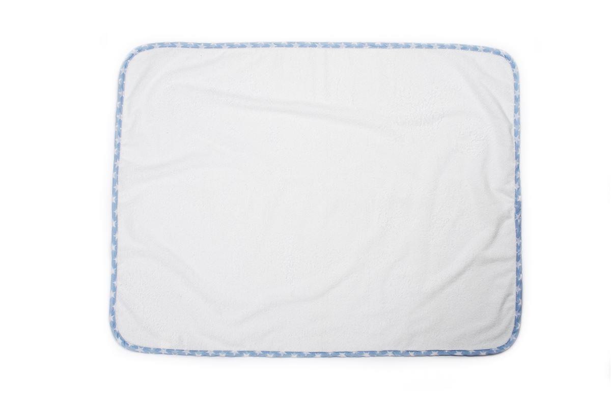 Σελτεδάκι Αδιάβροχο Dimcol Stars 59 50x80 Λευκό/Σιελ