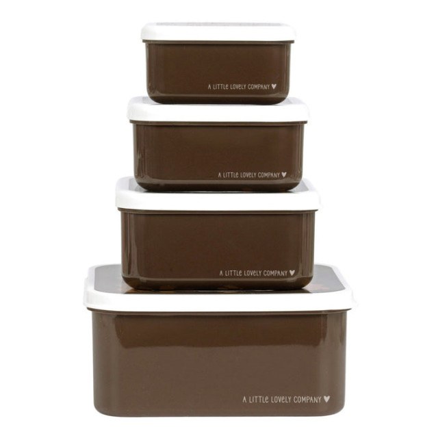 Σετ Δοχεία Φαγητού 4 Τεμαχίων A Little Lovely...