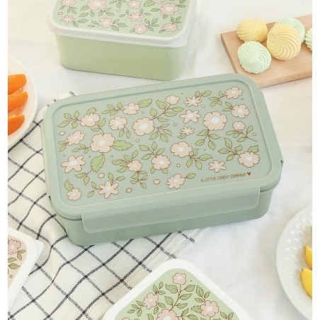 Δοχείο Φαγητού A Little Lovely Company Bento Blossoms-sage BBBLSA69