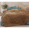 Κουβερτοπάπλωμα Υπέρδιπλο με Γούνα Sherpa Nef-Nef District Curry 220x240