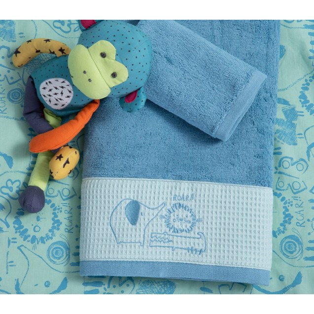 Σετ Παιδικές Πετσέτες 2 Τεμαχίων Nef-Nef Jungle...