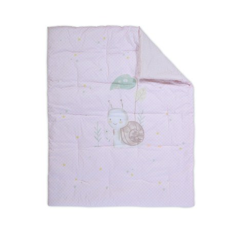 Βρεφικό Πάπλωμα Nef-Nef Cute Snail Pink 110x140