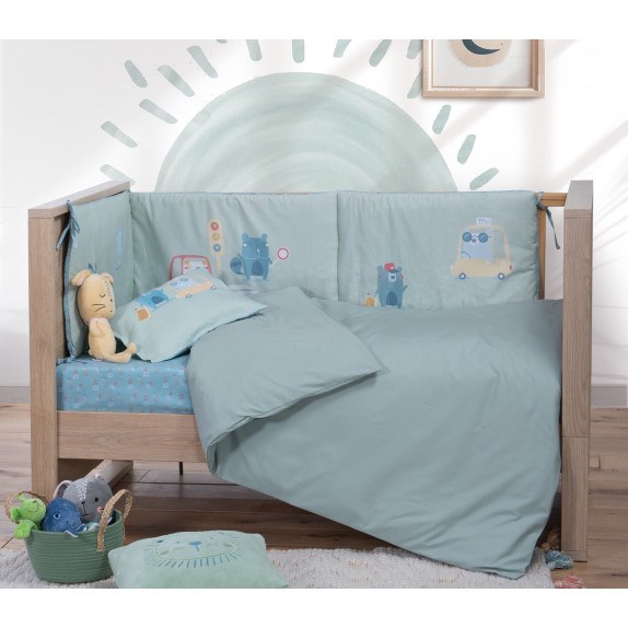 Βρεφική Παπλωματοθήκη Nef-Nef Basic 1214-Mint 110x150