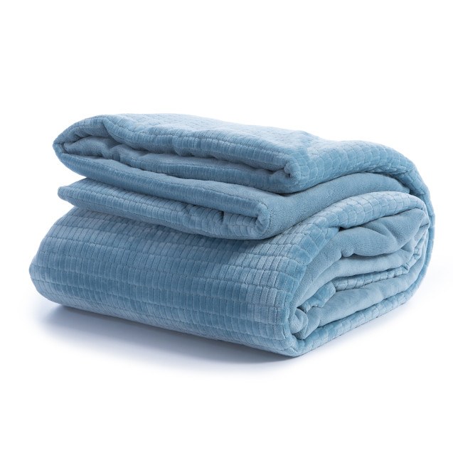 Κουβερτοπάπλωμα Υπέρδιπλο Nef-Nef Ezra 24 Blue...