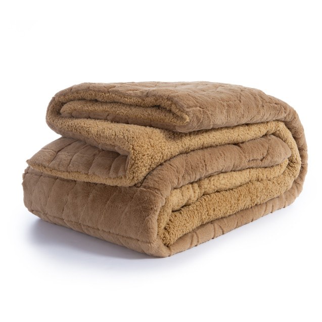 Κουβερτοπάπλωμα Υπέρδιπλο με Γούνα Sherpa...