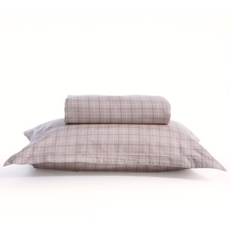 Σετ Παπλωματοθήκη Υπέρδιπλη 3 Τεμαχίων Nef-Nef Gren Beige 240x230