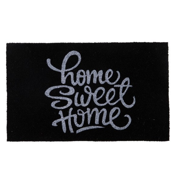 Ταπέτο Εισόδου Nef-Nef Home Sweet Home Black 45x75