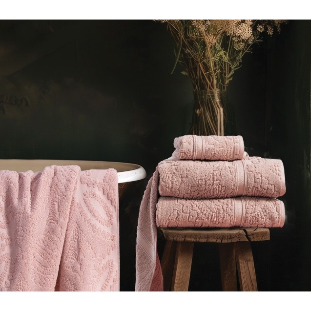 Πετσέτα Σώματος Nef-Nef Louiza Pink 70x140