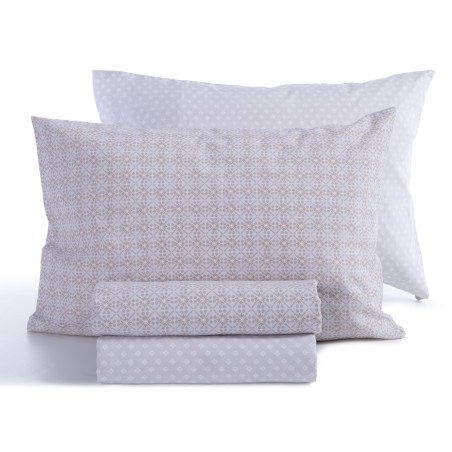 Σετ Παπλωματοθήκη Υπέρδιπλη 3 Τεμαχίων Nef-Nef Module Grey 240x230