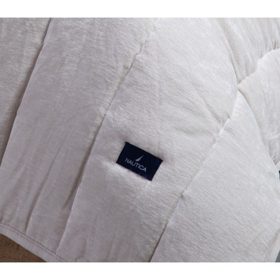 Κουβερτοπάπλωμα Υπέρδιπλο Nef-Nef Nau Coast Ecru 240x220