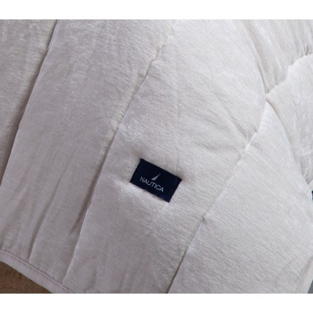 Κουβερτοπάπλωμα Υπέρδιπλο Nef-Nef Nau Coast Ecru 240x220