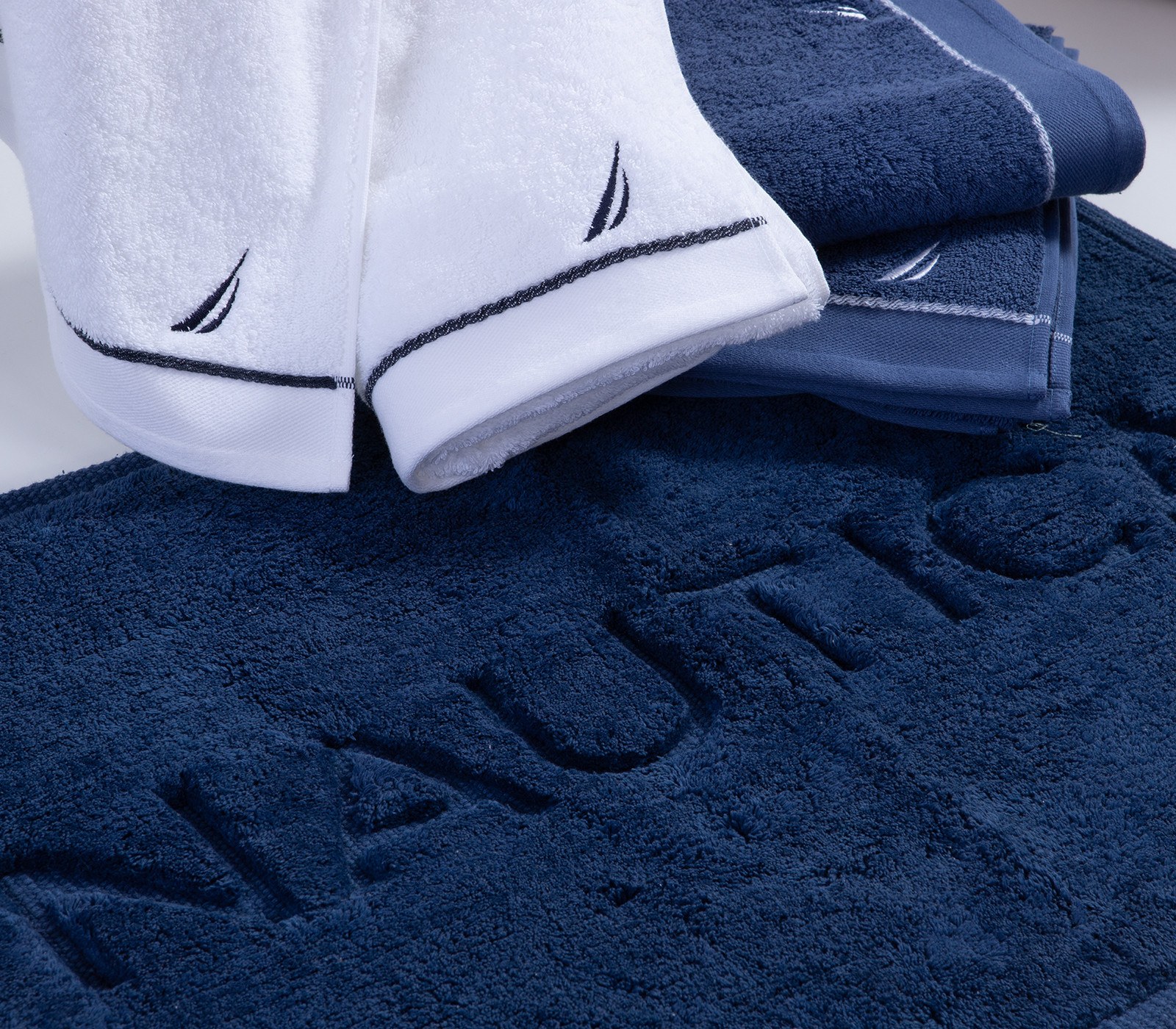 Ταπέτο Μπάνιου Nef-Nef Nau Coast True Navy 50x80