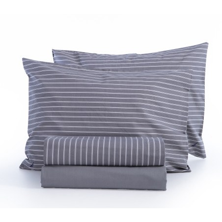 Σετ Σεντόνια King Size 4 Τεμαχίων Nef-Nef Nau Coast Grey 280x270