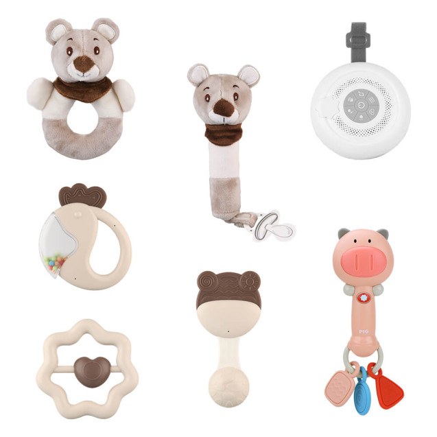 Σετ Δώρου 7τμχ Bebe Stars Teddy Bear with night...