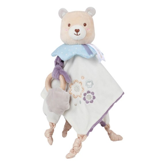 Μαλακό Πανάκι Teddy Flower Nani Cuddle & Teether 60-108
