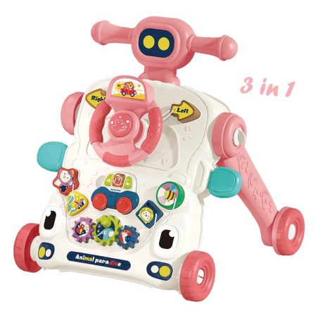 Περπατούρα Δραστηριοτήτων Bebe Stars Robbie 3in1 Pink 4243