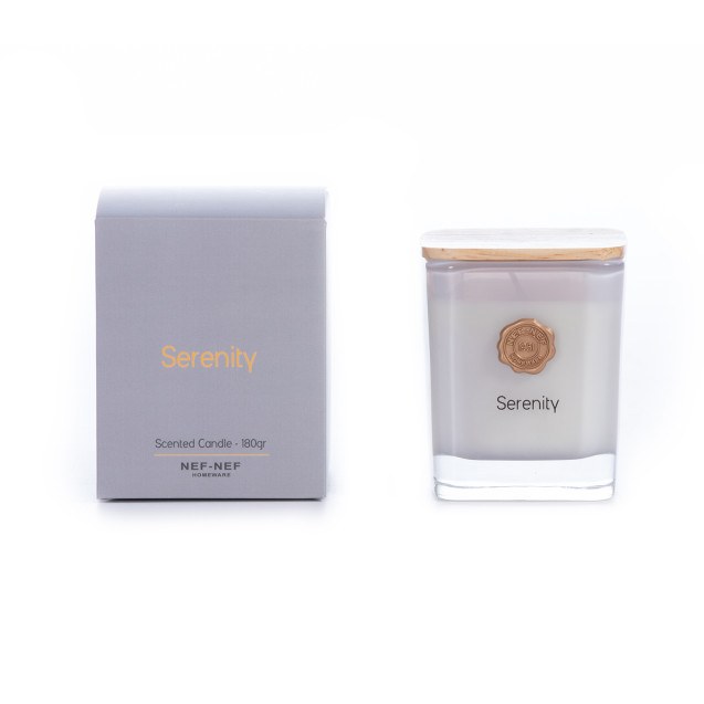 Αρωματικό Κερί Nef-Nef Serenity Grey 180gr