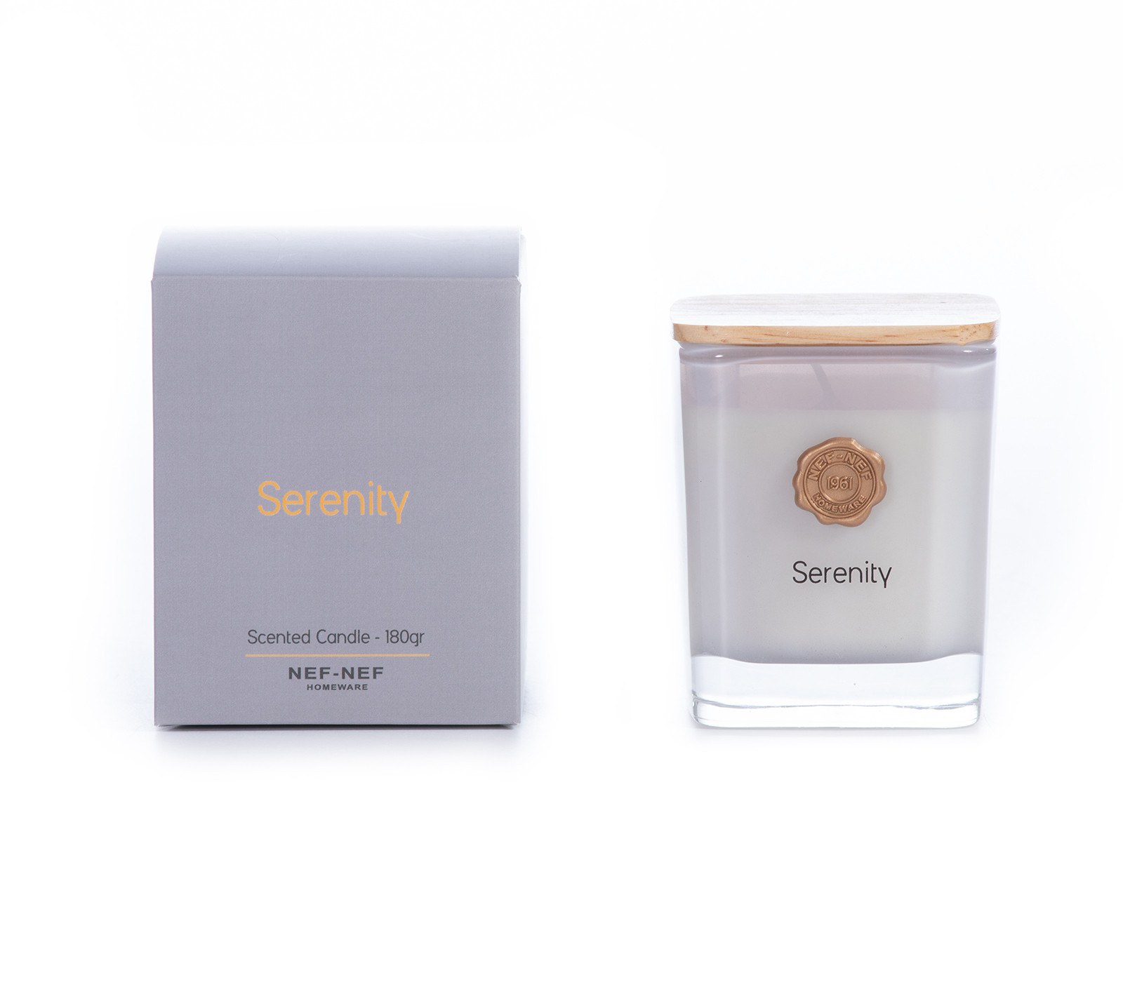 Αρωματικό Κερί Nef-Nef Serenity Grey 180gr