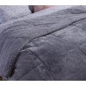 Κουβερτοπάπλωμα Μονό με Γούνα Sherpa Nef-Nef Singular 24 Grey 160x220