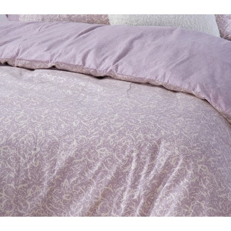 Σετ Σεντόνια Μονά 3 Τεμαχίων Nef-Nef Sorial Mauve 160x260