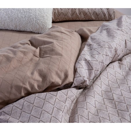 Σετ Σεντόνια Μονά 3 Τεμαχίων Nef-Nef Torredo Beige 160x260