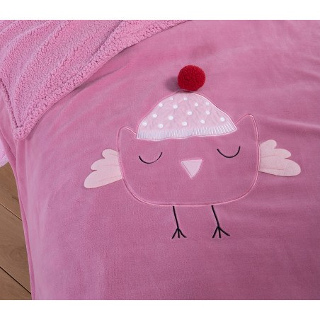 Παιδικό Ριχτάρι Πολυθρόνας Nef-Nef Tweet So Sweet-Lovely Rose 130x180