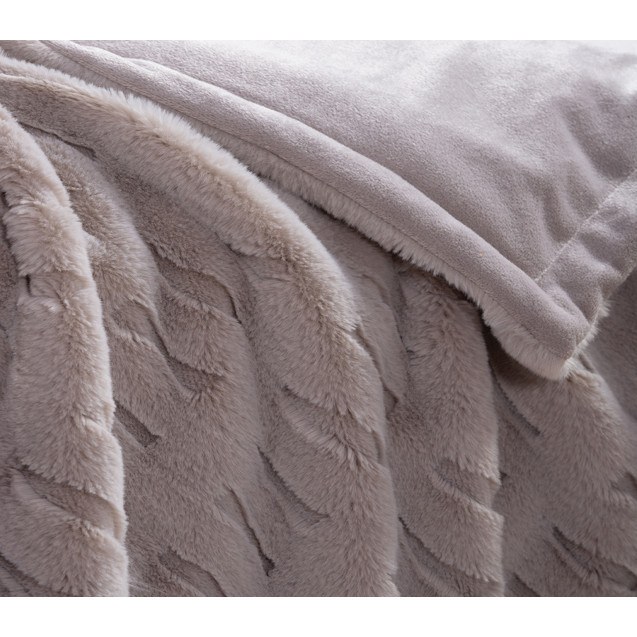 Ριχτάρι Πολυθρόνας Nef-Nef Vivo Greige 130x180