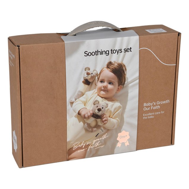 Σετ Δώρου 12τμχ Bebe Stars Teddy Bear Rattles...