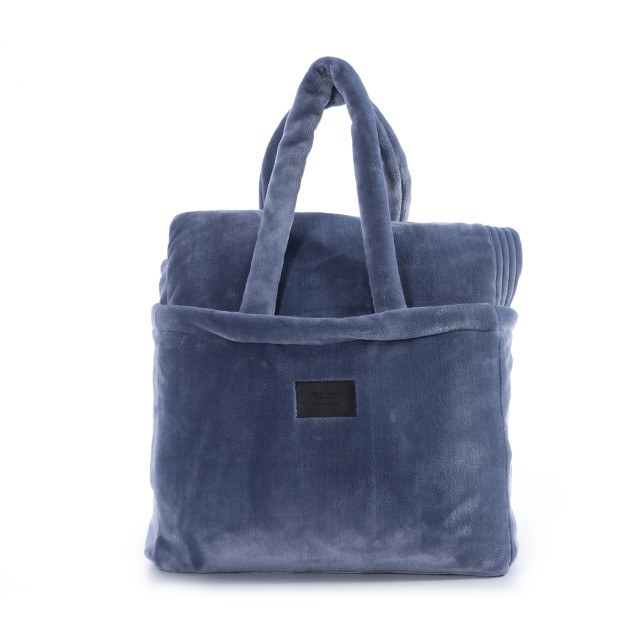 Κουβέρτα Βελουτέ Υπέρδιπλη Nef-Nef Velosso Blue...