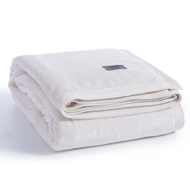 Κουβέρτα Βελουτέ Υπέρδιπλη Nef-Nef Velosso Ecru...