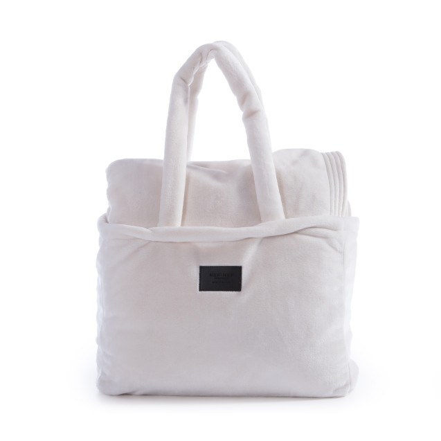 Κουβέρτα Βελουτέ Υπέρδιπλη Nef-Nef Velosso Ecru...