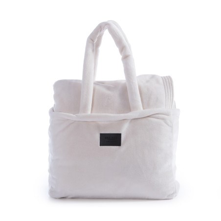 Κουβέρτα Βελουτέ Υπέρδιπλη Nef-Nef Velosso Ecru 230x240